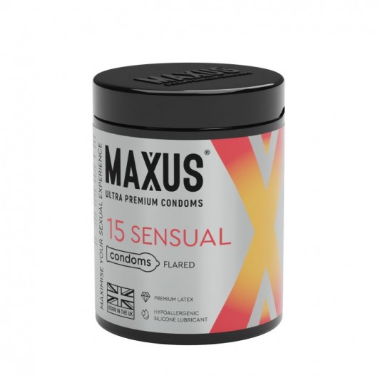 Анатомические презервативы MAXUS Sensual - 15 шт. - Maxus - купить с доставкой в Салавате