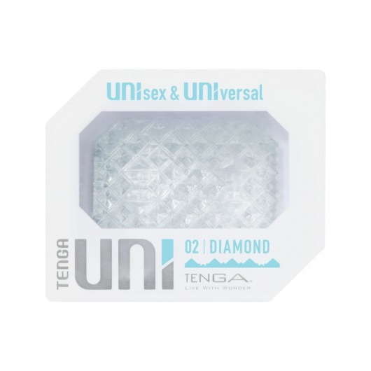 Прозрачный мастурбатор-стимулятор Tenga Uni Diamond - Tenga - в Салавате купить с доставкой