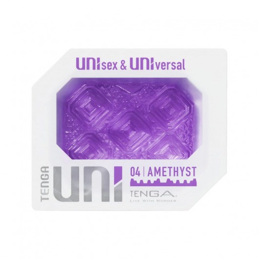 Фиолетовый мастурбатор-стимулятор Tenga Uni Amethyst - Tenga - в Салавате купить с доставкой