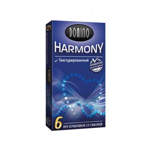 Текстурированные презервативы Domino Harmony - 6 шт. - Domino - купить с доставкой в Салавате