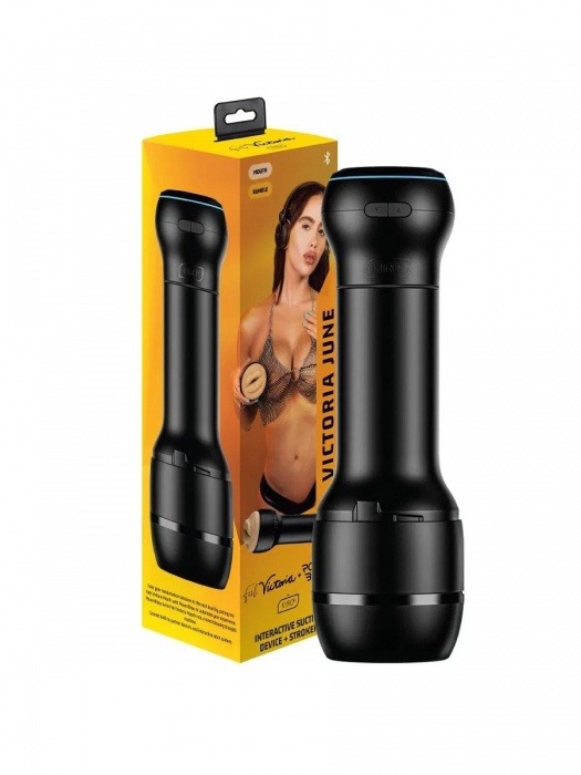 Мастурбатор-ротик с интерактивной насадкой PowerBlow   FeelVictoria Mouth - Kiiroo - в Салавате купить с доставкой