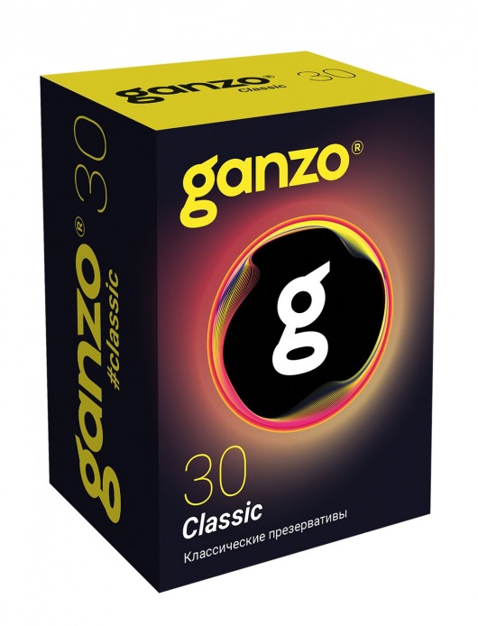 Классические презервативы с обильной смазкой Ganzo Classic - 30 шт. - Ganzo - купить с доставкой в Салавате