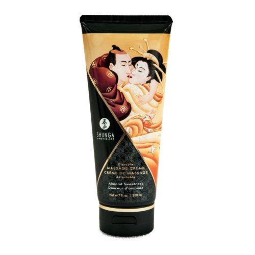 Массажный крем для тела с ароматом миндаля Almond Sweetness - 200 мл. - Shunga - купить с доставкой в Салавате