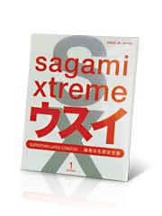 Ультратонкий презерватив Sagami Xtreme SUPERTHIN - 1 шт. - Sagami - купить с доставкой в Салавате