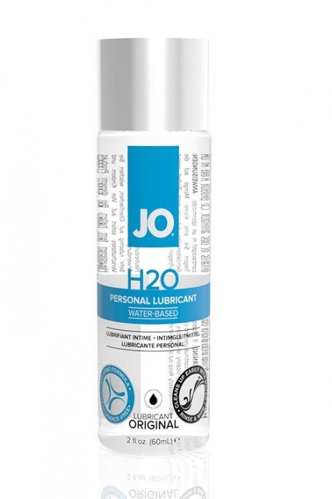 Нейтральный лубрикант на водной основе JO Personal Lubricant H2O - 60 мл. - System JO - купить с доставкой в Салавате