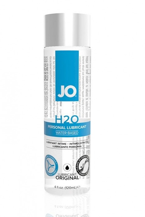 Нейтральный лубрикант на водной основе JO Personal Lubricant H2O - 120 мл. - System JO - купить с доставкой в Салавате