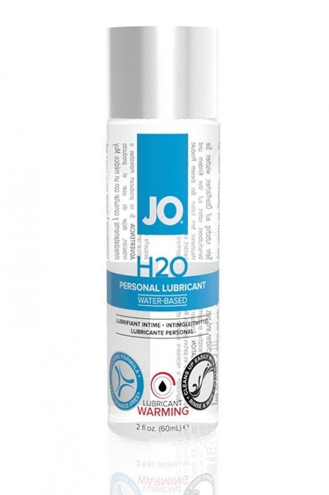 Возбуждающий лубрикант на водной основе JO Personal Lubricant H2O Warming - 60 мл. - System JO - купить с доставкой в Салавате