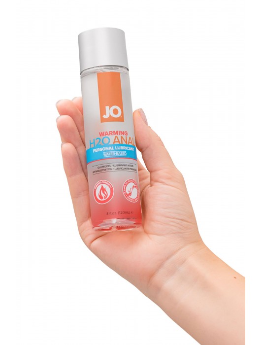 Анальный согревающий лубрикант на водной основе JO Anal H2O Warming - 120 мл. - System JO - купить с доставкой в Салавате