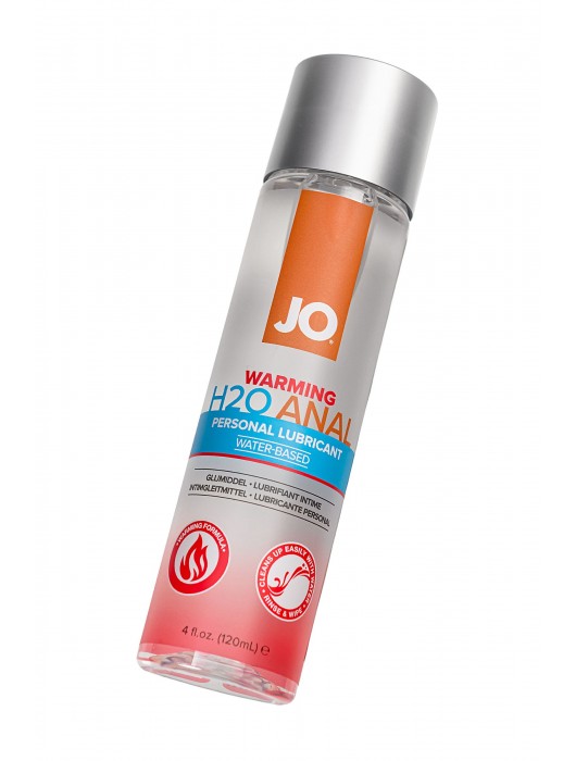 Анальный согревающий лубрикант на водной основе JO Anal H2O Warming - 120 мл. - System JO - купить с доставкой в Салавате