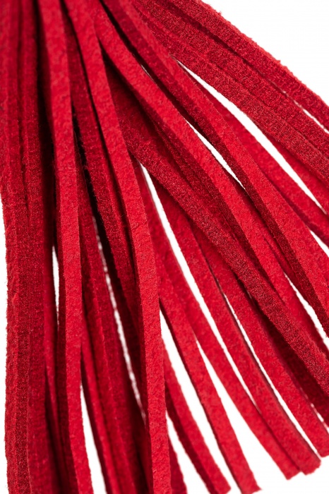 Зажимы на соски «Вилки» с красными кисточками из замши - Pecado - купить с доставкой в Салавате