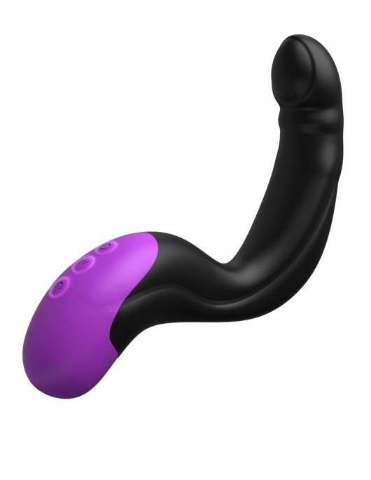 Черно-фиолетовый вибромассажёр простаты Hyper-Pulse P-Spot Massager - Pipedream - в Салавате купить с доставкой