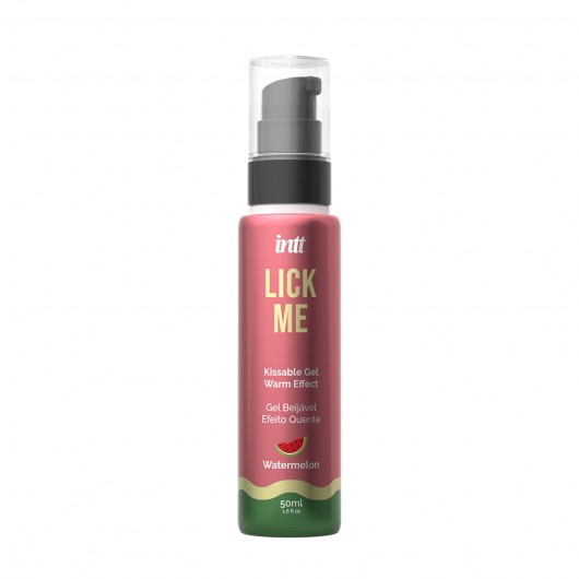 Гель Lick Me с согревающим эффектом и ароматом арбуза - 50 мл. - INTT - купить с доставкой в Салавате