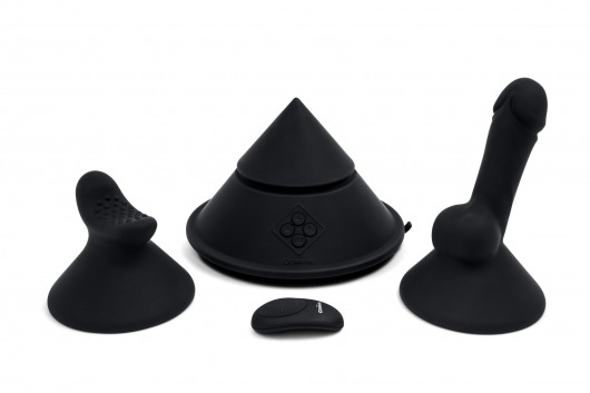 Конусный вибромассажер Cowgirl Cone с 2 насадками - CowGirl - купить с доставкой в Салавате