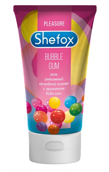Интимная гель-смазка Shefox «Бабл гам» - 50 мл. - Shefox - купить с доставкой в Салавате