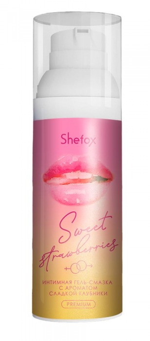 Интимная гель-смазка Shefox Premium «Сладкая клубника» - 50 мл. - Shefox - купить с доставкой в Салавате