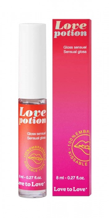 Возбуждающий блеск для губ Love Potion - 8 мл. - Love to Love - купить с доставкой в Салавате