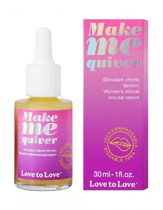 Возбуждающие капли для клитора Make Me Quiver - 30 мл. - Love to Love - купить с доставкой в Салавате