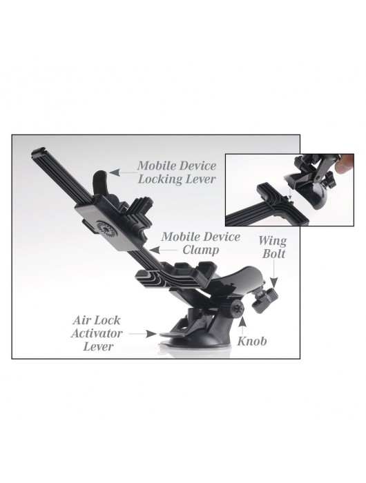 Перезаряжаемый мастурбатор-вагина с держателем для мобильных устройств Extreme Toyz Me - Pipedream - в Салавате купить с доставкой