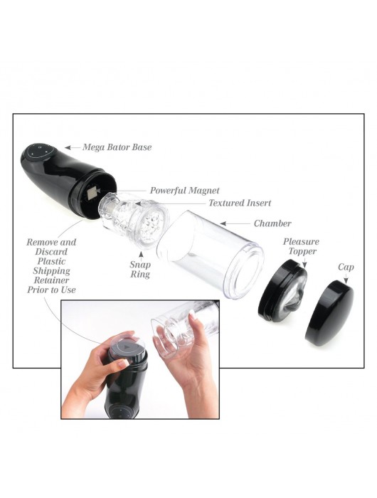 Перезаряжаемый мастурбатор-вагина с держателем для мобильных устройств Extreme Toyz Me - Pipedream - в Салавате купить с доставкой