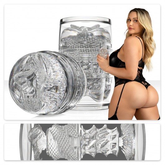 Прозрачный двусторонний мастурбатор Fleshlight Quickshot Mia Malkova - Fleshlight - в Салавате купить с доставкой