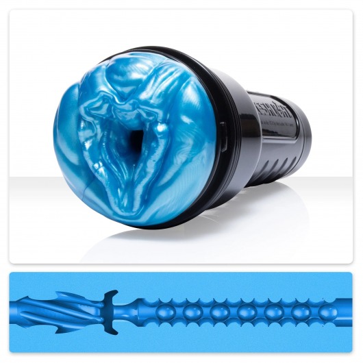 Мастурбатор-вагина Fleshlight Freaks Alien Blue Metallic - Fleshlight - в Салавате купить с доставкой