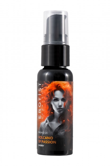 Гель с эффектом вибрации Volcano Of Passion со вкусом вишни - 25 мл. - Erotist Lubricants - купить с доставкой в Салавате