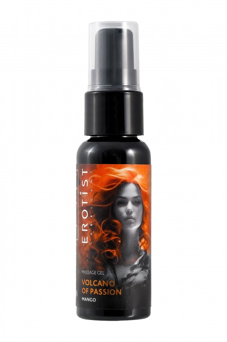 Гель с эффектом вибрации Volcano Of Passion со вкусом манго - 25 мл. - Erotist Lubricants - купить с доставкой в Салавате
