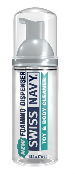 Очищающая пенка для игрушек и тела Toy   Body Cleaner Foamer - 47 мл. - Swiss navy - купить с доставкой в Салавате