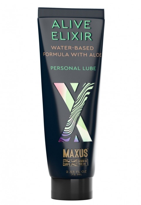 Интимный гель на водной основе MAXUS Alive Elixir - 75 мл. - Maxus - купить с доставкой в Салавате