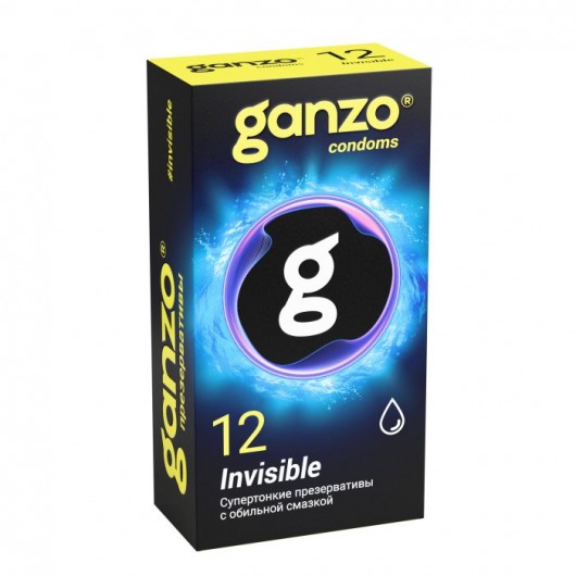 Супертонкие презервативы Ganzo Invisible - 12 шт. - Ganzo - купить с доставкой в Салавате