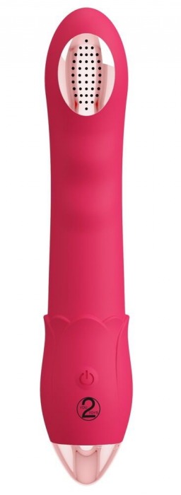 Малиновая насадка на душ с вибрацией Showers to orgasm - 20,1 см. - Orion - купить с доставкой в Салавате
