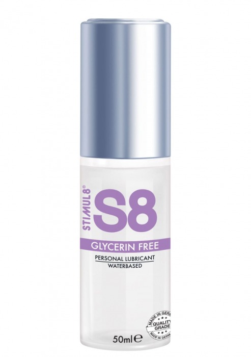 Лубрикант на водной основе S8 Glycerin Free без глицерина - 50 мл. - Stimul8 - купить с доставкой в Салавате