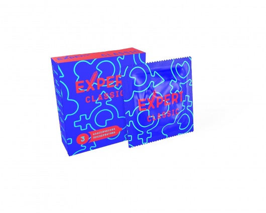 Классические презервативы Expert Classic - 3 шт. - Expert - купить с доставкой в Салавате