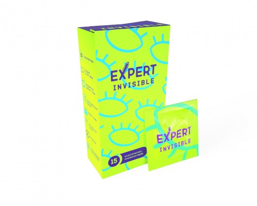 Ультратонкие презервативы Expert Invisible - 15 шт. - Expert - купить с доставкой в Салавате