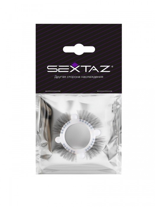 Эластичное кольцо с «ресничками» и 4 шариками - Sextaz - в Салавате купить с доставкой