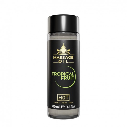 Массажное масло c ароматом тропических фруктов Massage Oil - 100 мл. - HOT - купить с доставкой в Салавате