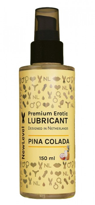 Ароматизированный лубрикант на водной основе NewLevel Pina Colada - 150 мл. - NewLevel - купить с доставкой в Салавате