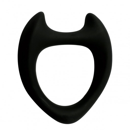 Черное эрекционное кольцо с рожками Wooomy Toro M - Adrien Lastic - в Салавате купить с доставкой