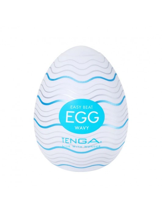 Мастурбатор-яйцо Tenga Egg Wavy - Tenga - в Салавате купить с доставкой