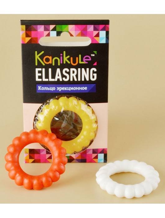 Цветное рельефное эрекционное кольцо Ellasring - Sitabella - в Салавате купить с доставкой