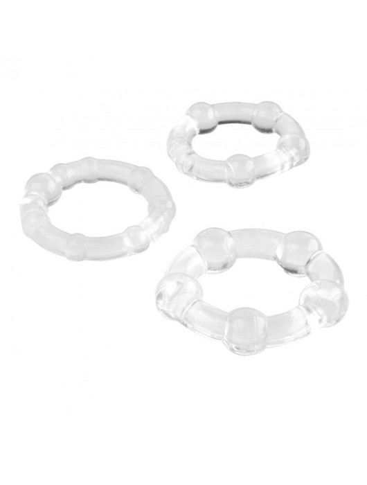 Набор из 3 эрекционных прозрачных колец - Boys of Toys - в Салавате купить с доставкой
