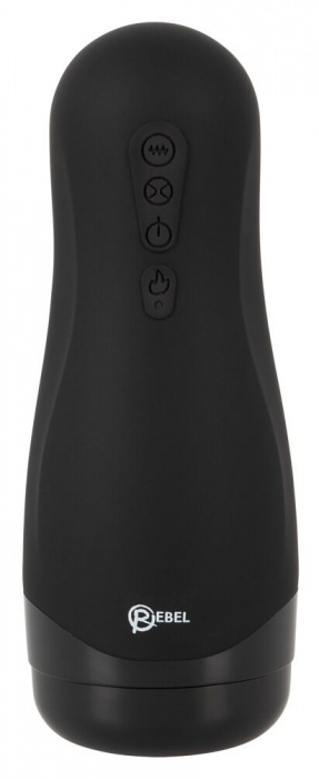 Черный вибромастурбатор с подогревом Masturbator with 3 Functions - Orion - в Салавате купить с доставкой