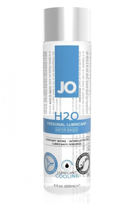 Охлаждающий лубрикант на водной основе JO Personal Lubricant H2O COOLING - 120 мл. - System JO - купить с доставкой в Салавате