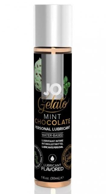 Лубрикант с ароматом мятного шоколада JO GELATO MINT CHOCOLATE - 30 мл. - System JO - купить с доставкой в Салавате