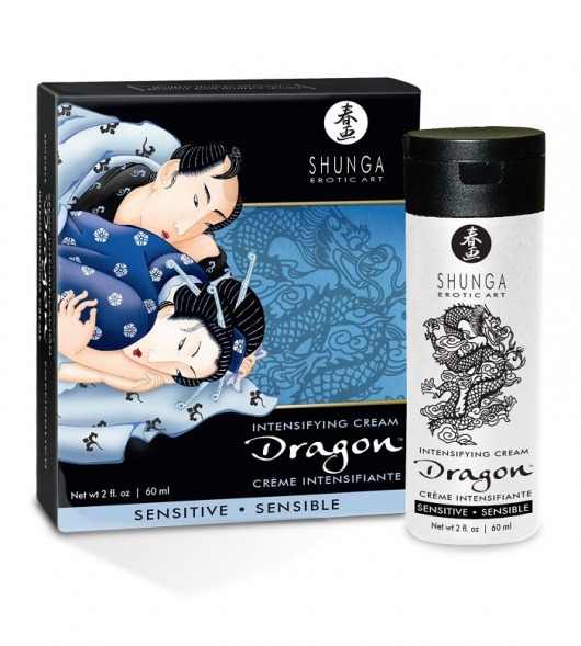 Интимный мужской крем SHUNGA DRAGON SENSITIVE - 60 мл. - Shunga - купить с доставкой в Салавате