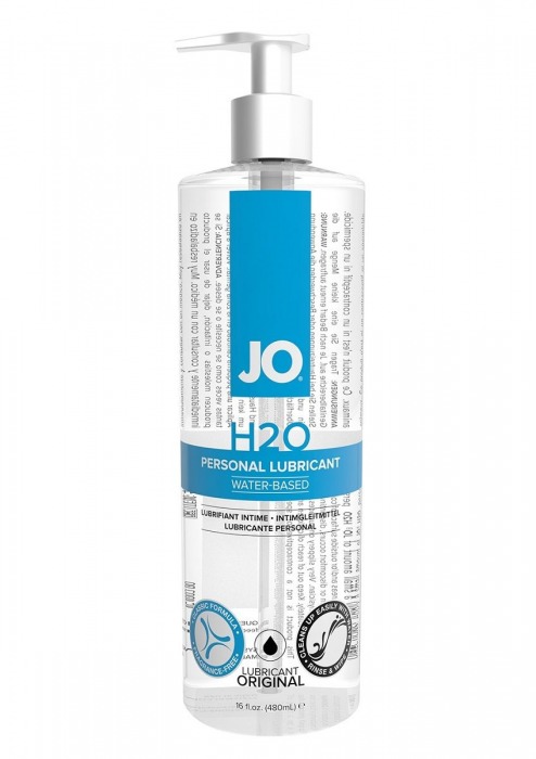 Лубрикант на водной основе JO Personal Lubricant H2O с дозатором - 480 мл. - System JO - купить с доставкой в Салавате