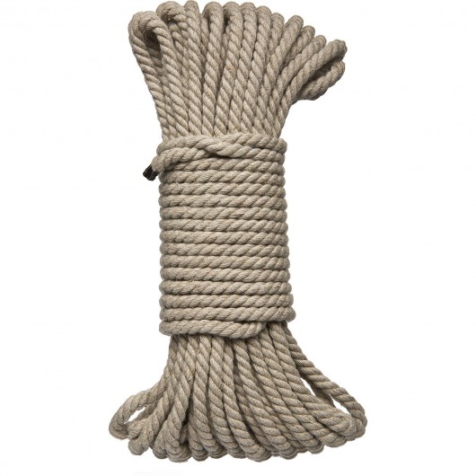 Бондажная пеньковая верёвка Kink Bind   Tie Hemp Bondage Rope 50 Ft - 15 м. - Doc Johnson - купить с доставкой в Салавате