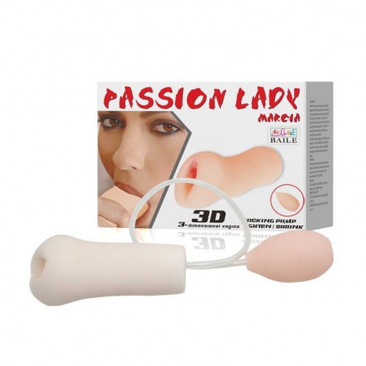 Мастурбатор Passion Lady Marcia с грушей для имитации посасывания - Baile - в Салавате купить с доставкой
