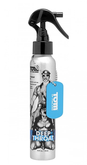 Спрей для лёгкого проникновения во время орального секса Tom of Finland Deep Throat Spray - 118 мл. - Доминирующее кольцо - купить с доставкой в Салавате