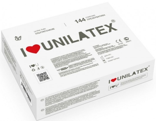 Ультратонкие презервативы Unilatex Ultra Thin - 144 шт. - Unilatex - купить с доставкой в Салавате